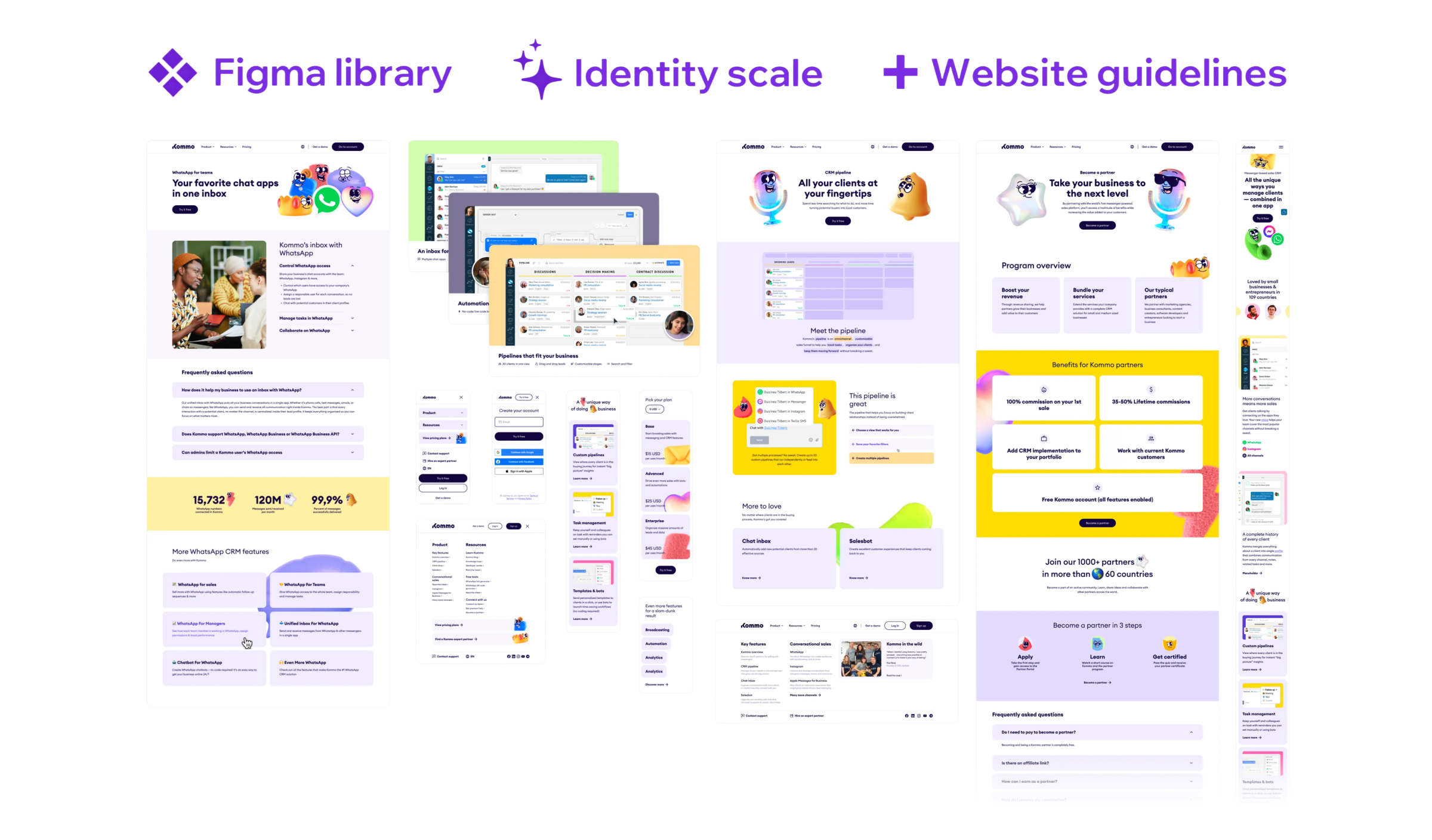 New website project screenshot